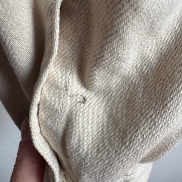 FREE PEOPLE Opal Swing Denim Jacket Cream Ecru - Picture 4 of 9